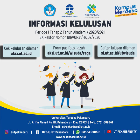 Informasi Mahasiswa Pengukuhan Lulusan Periode I Tahap 2 Tahun